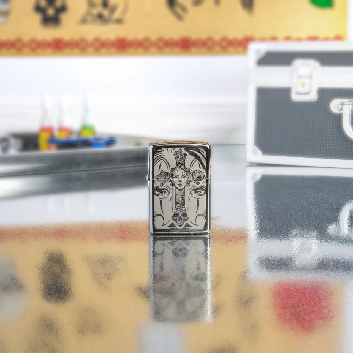 Alternative view of Skull Cross Design
