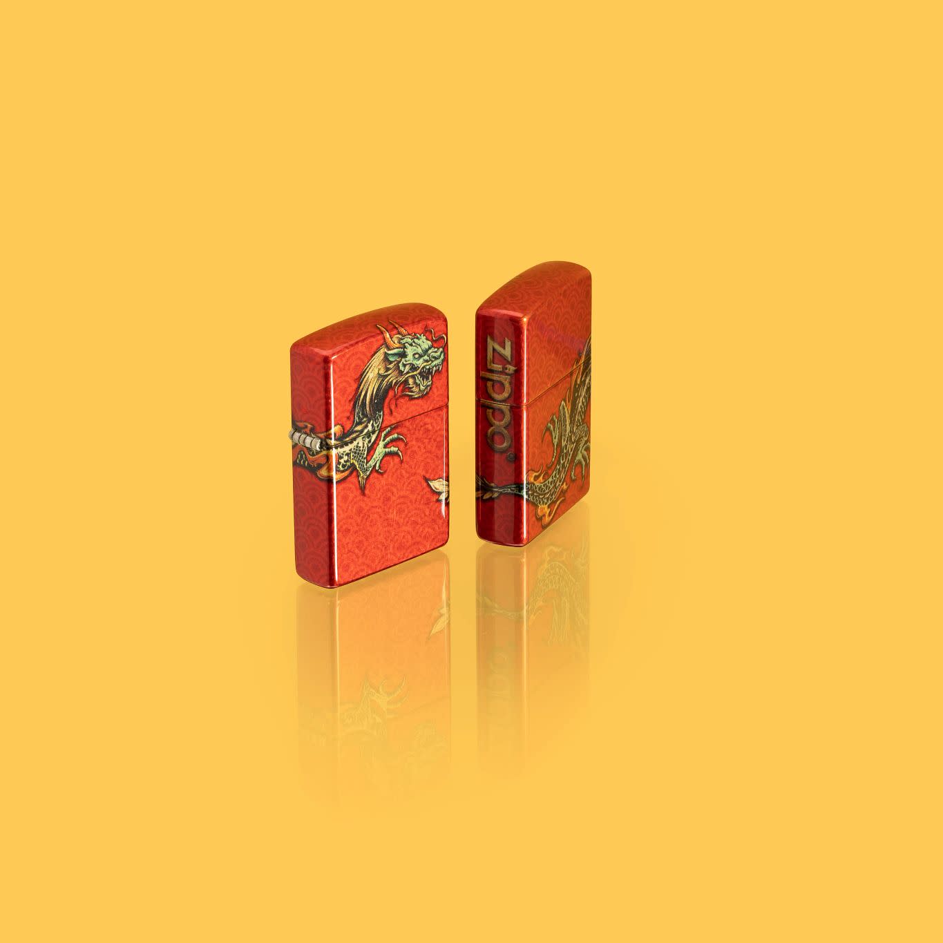 Alternative view of Zippo Dragon Design