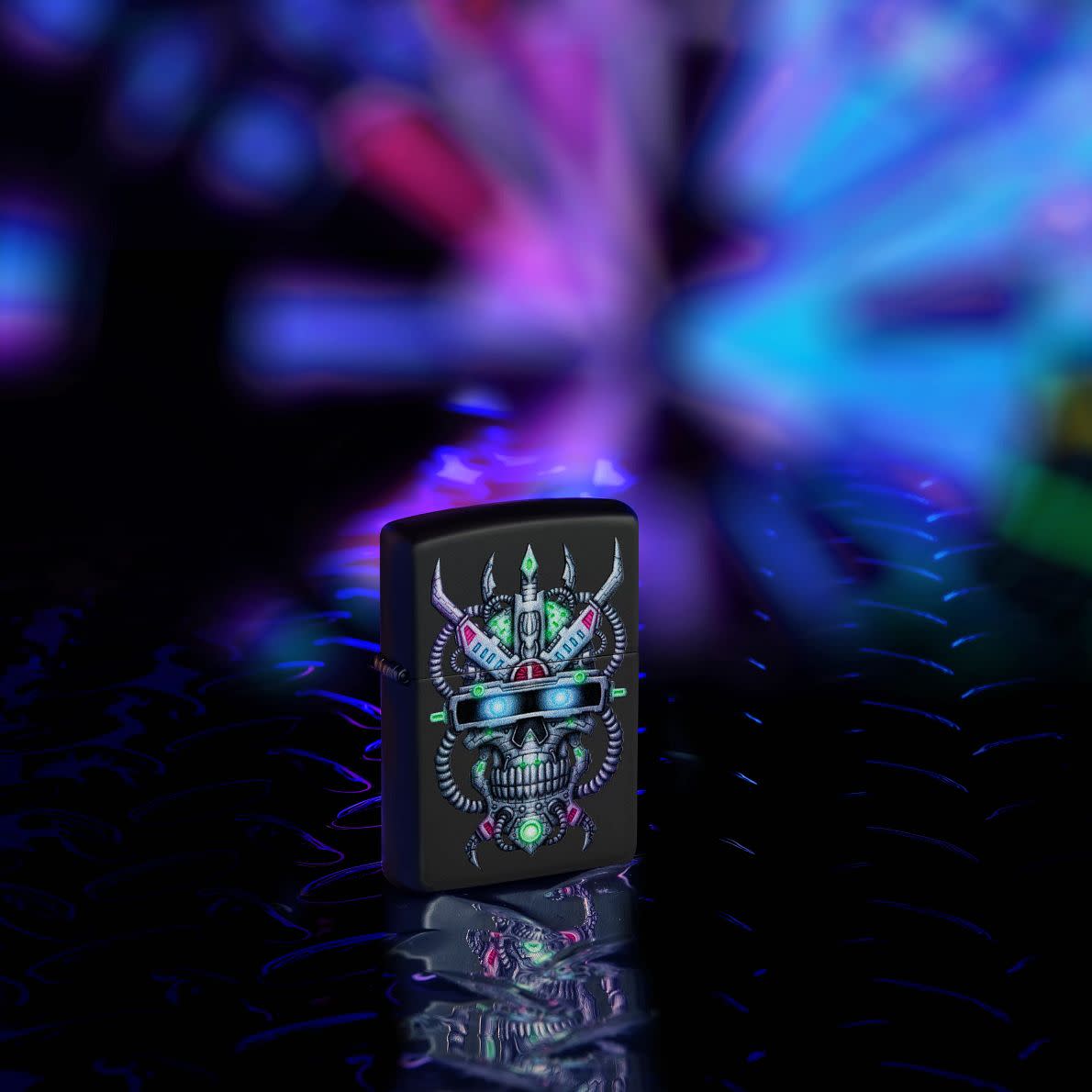 Alternative view of Cyber Skull Design