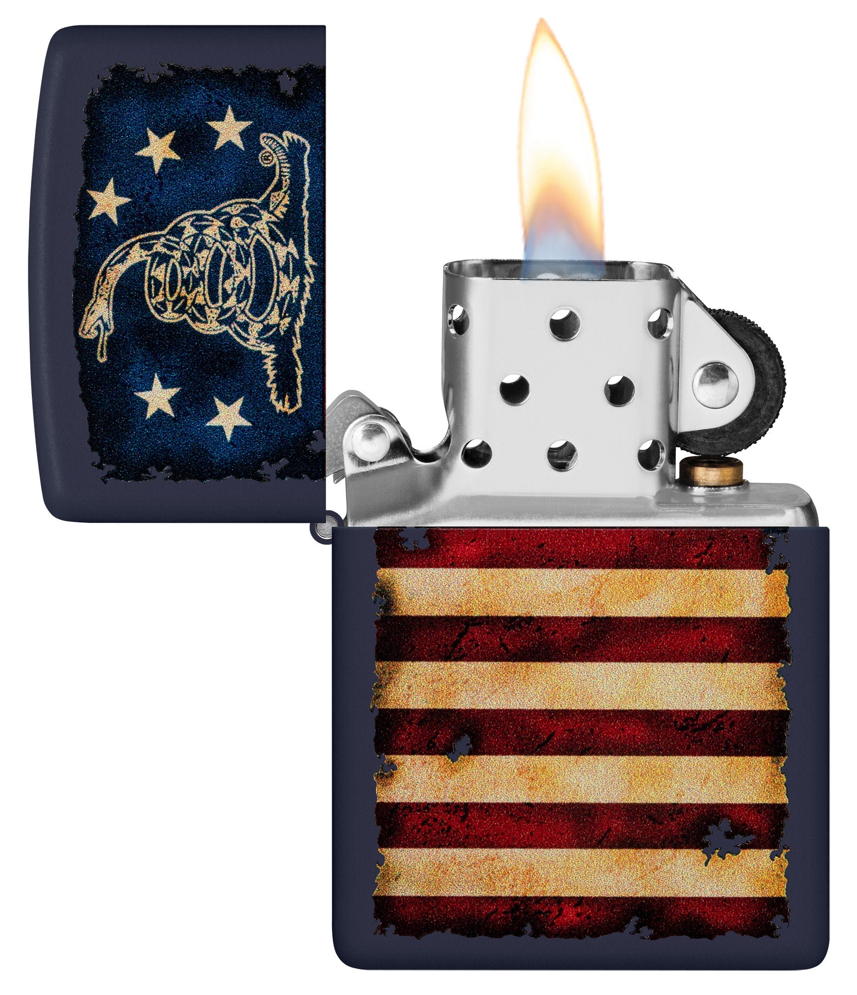 Dont Tread on Me Vintage Flag Design - Image 3