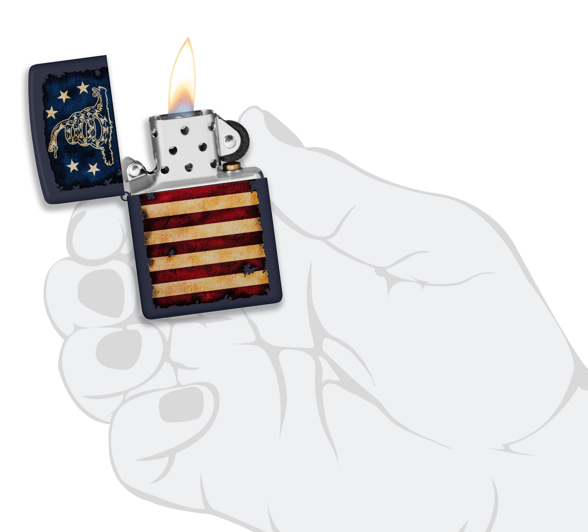 Dont Tread on Me Vintage Flag Design - Image 4