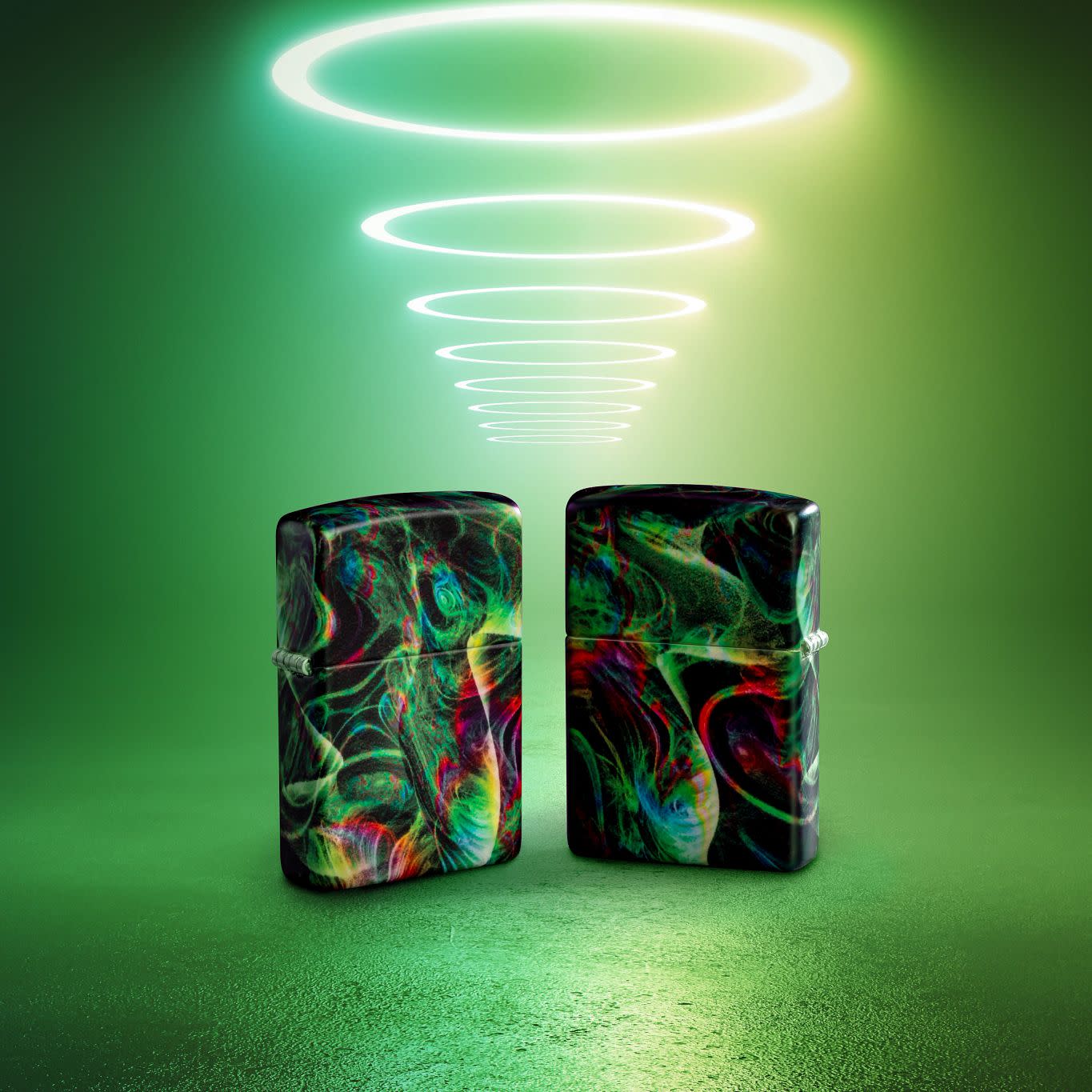 Alternative view of Psychedelic Swirl Design