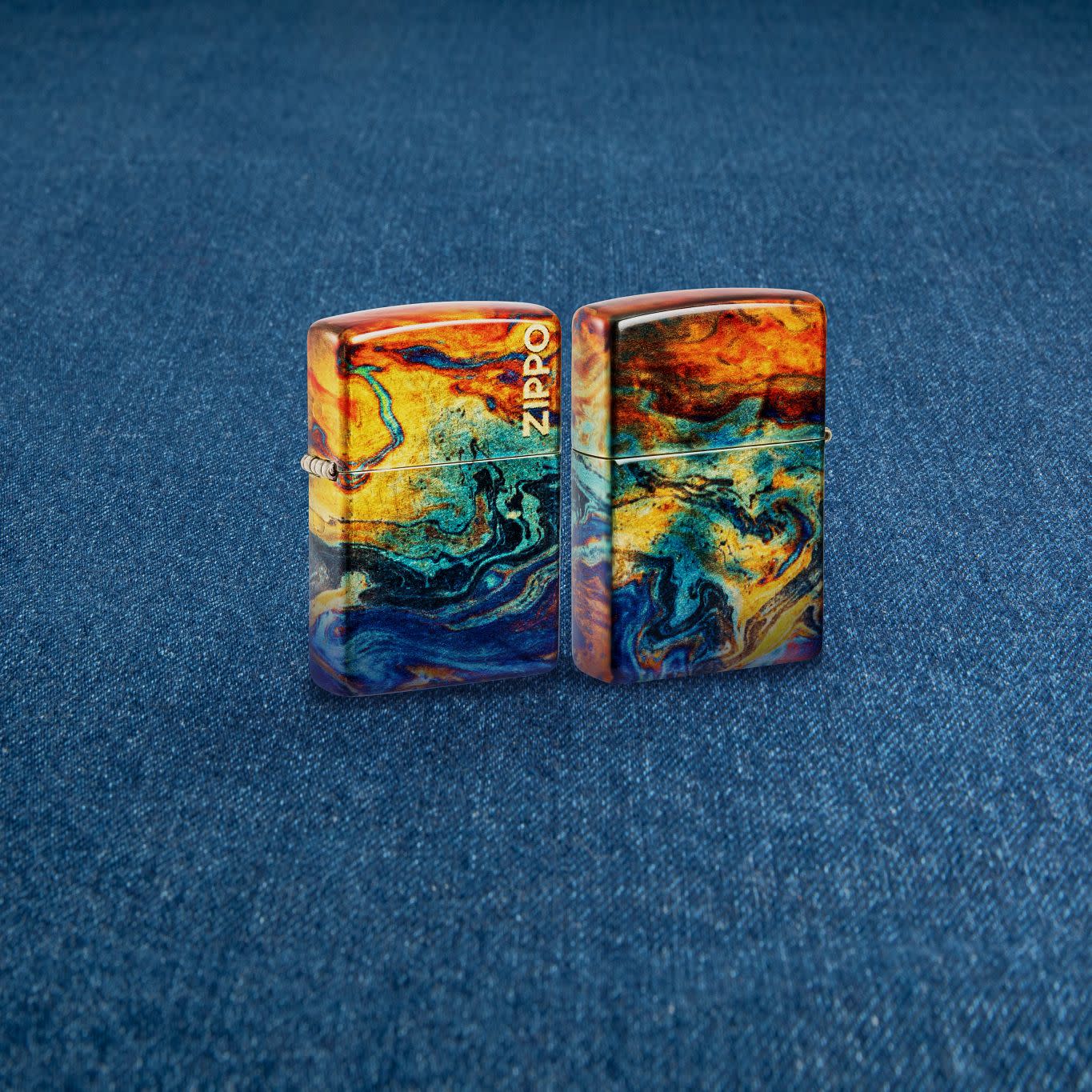 Alternative view of Colorful Zippo Design