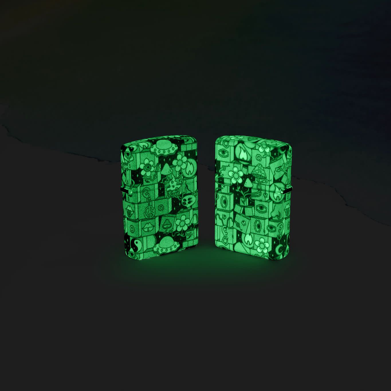 Alternative view of Abstract Zippo Design