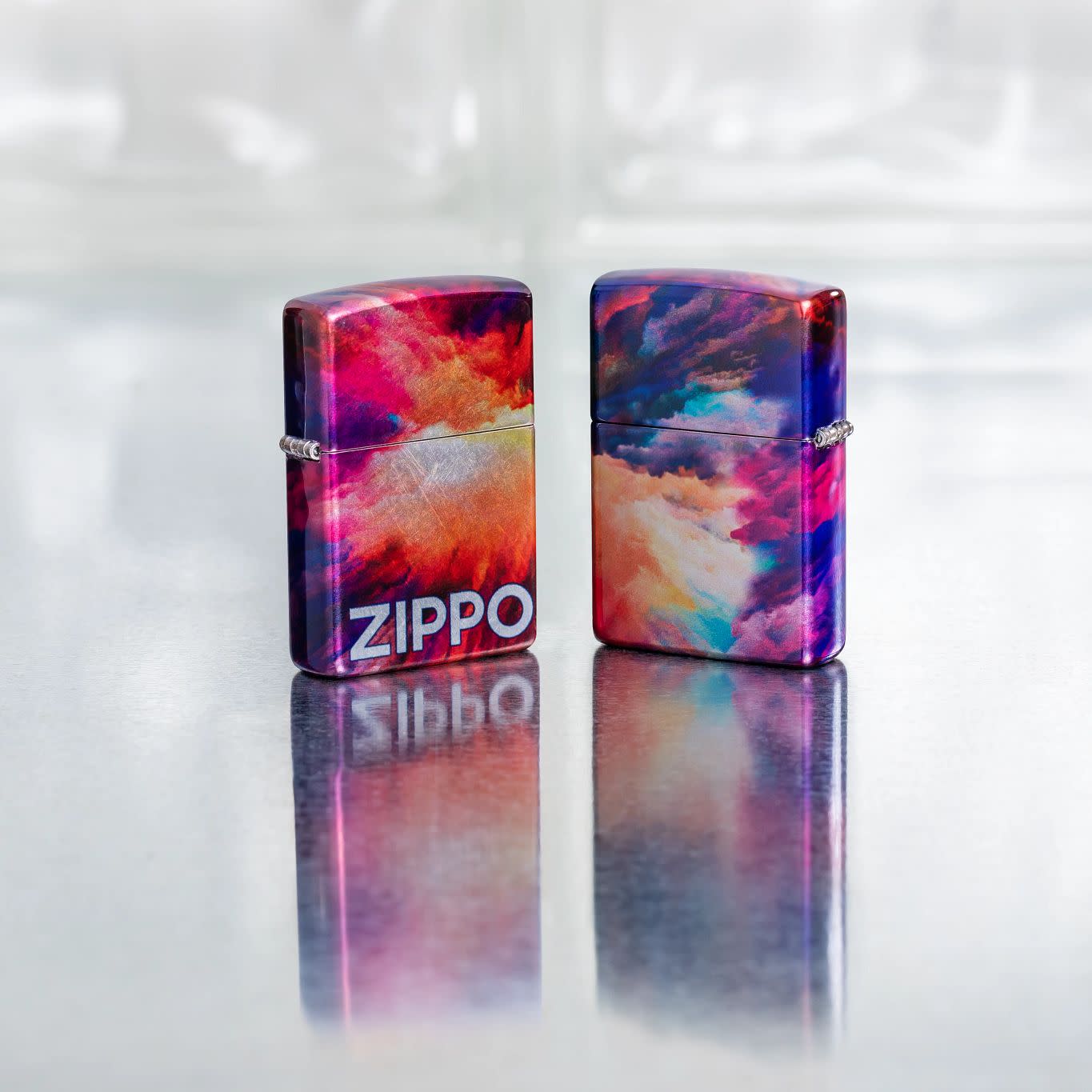 Alternative view of Tie Dye Zippo Design
