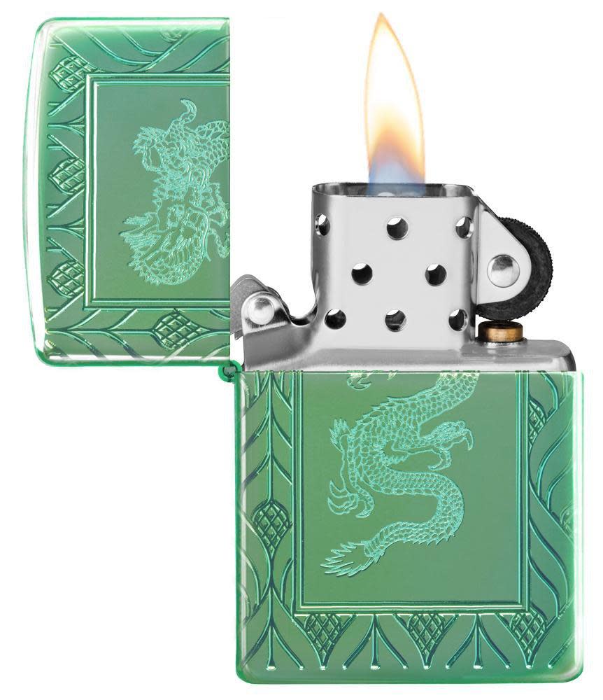 Armor High Polish Green Elegant Dragon - Image 3