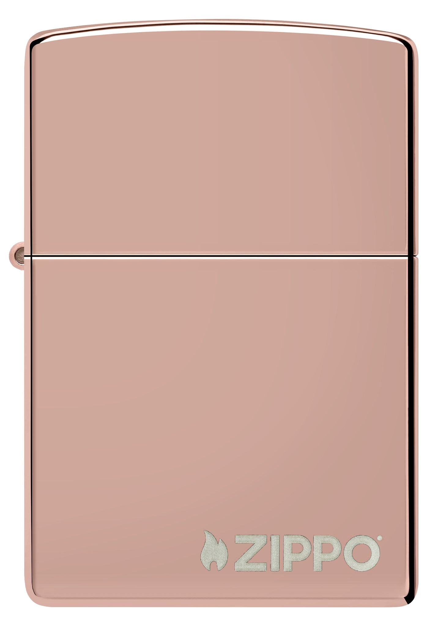 Classic High Polish Rose Gold Zippo Logo - Image 3