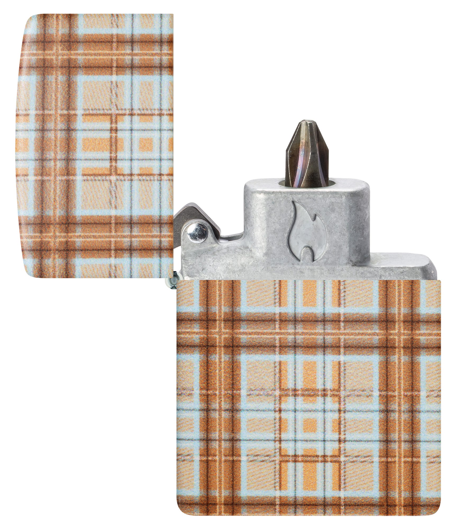 Alternative view of Bit Safe Screwdriver with Plaid Design