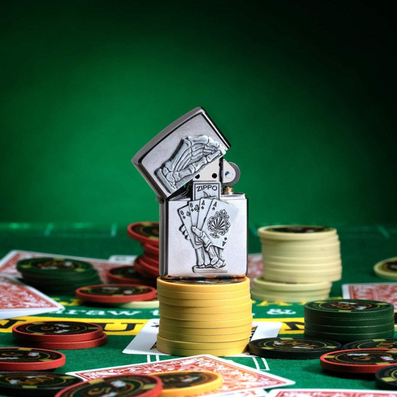 Alternative view of Dead Mans Hand Emblem Design