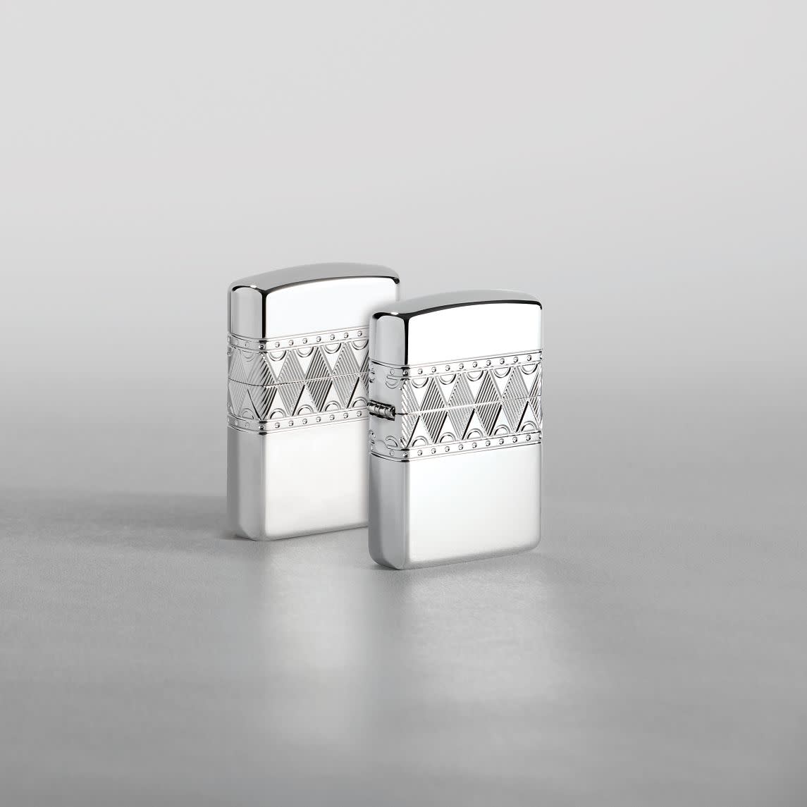 Alternative view of Sterling Silver Diamond Pattern Design