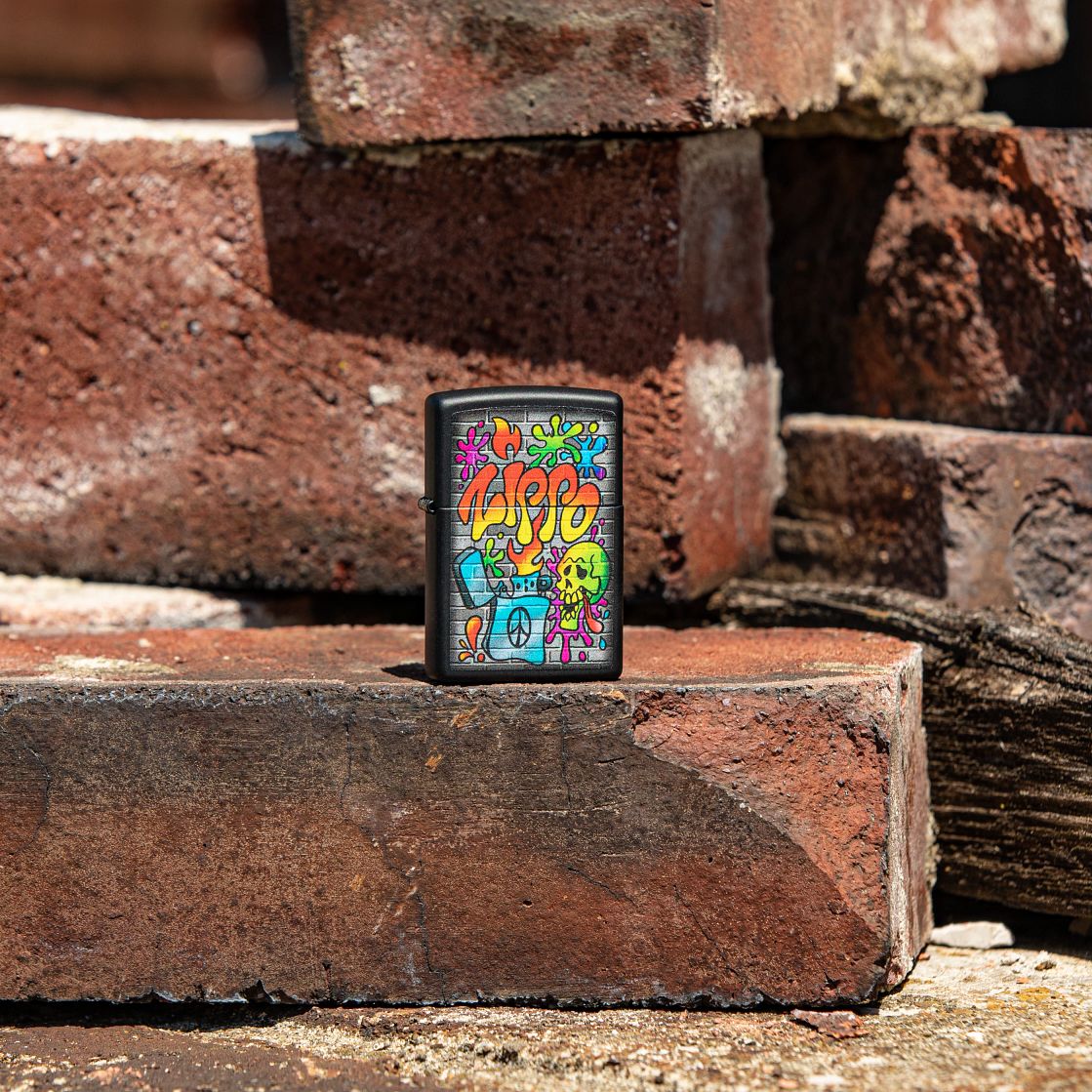 Alternative view of Zippo Street Art Design