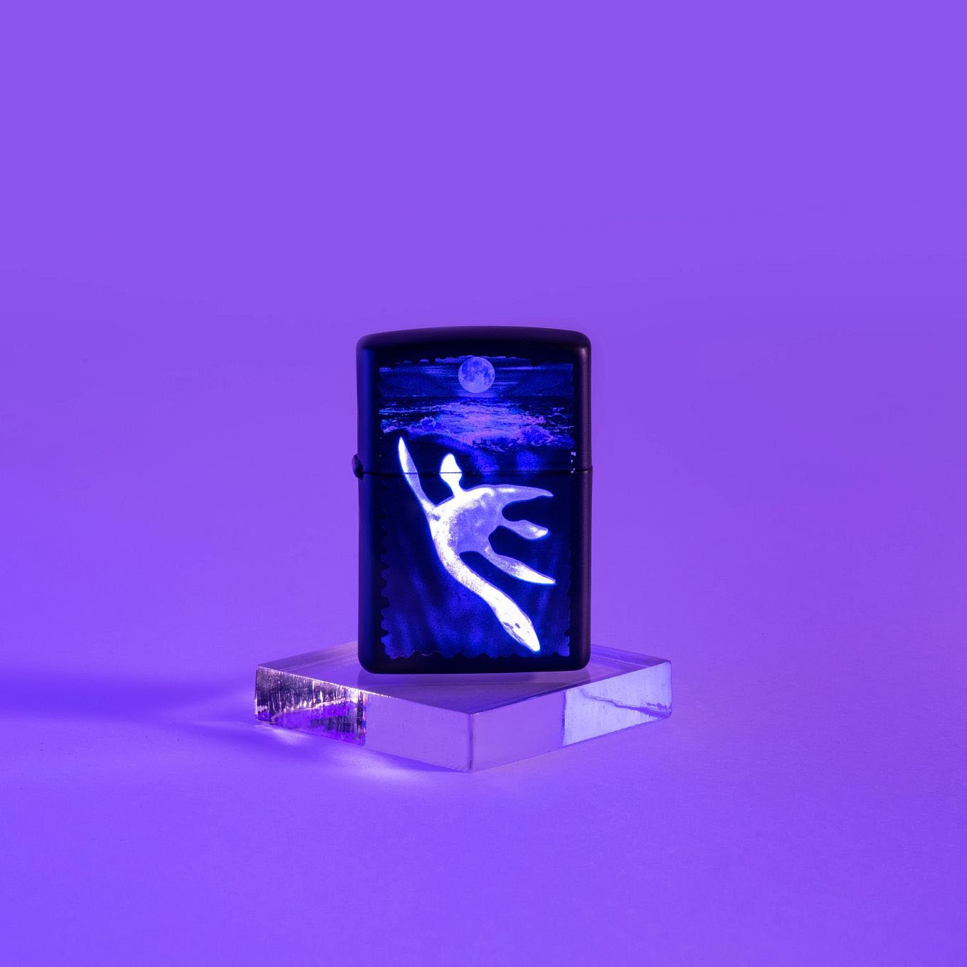 Alternative view of Black Light Loch Ness Design