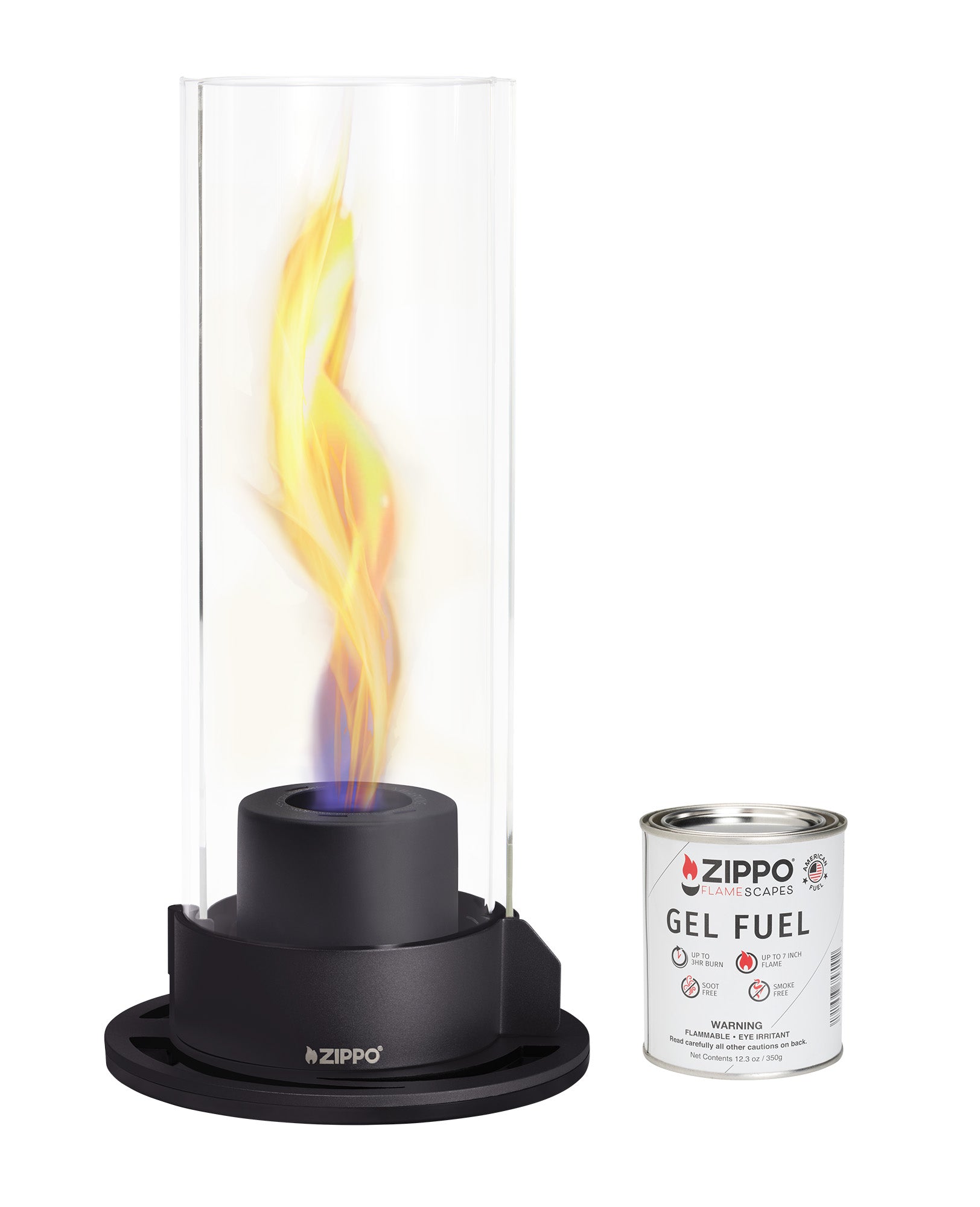 Alternative view of FlameScapes Spiral Fire Feature XL with Fuel