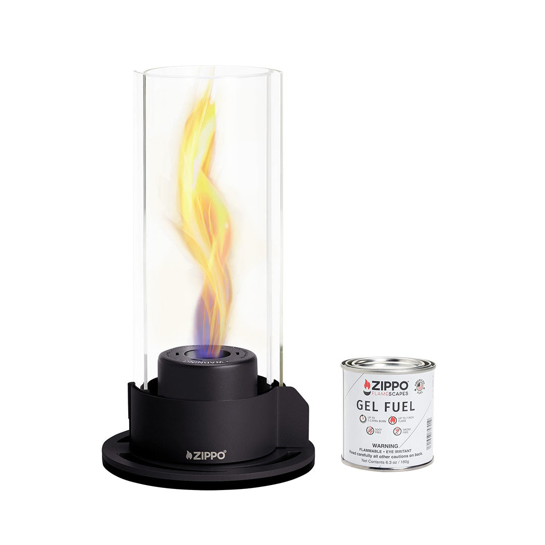 Alternative view of FlameScapes Spiral Fire Feature with Fuel