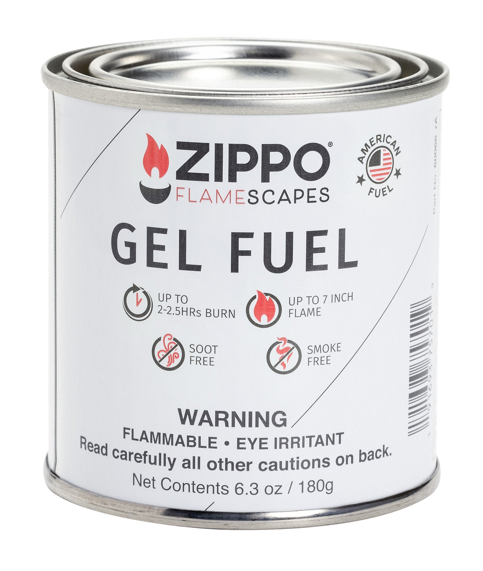 Alternative view of Zippo FlameScapes Gel Fuel 180g (6 pack, Standard)