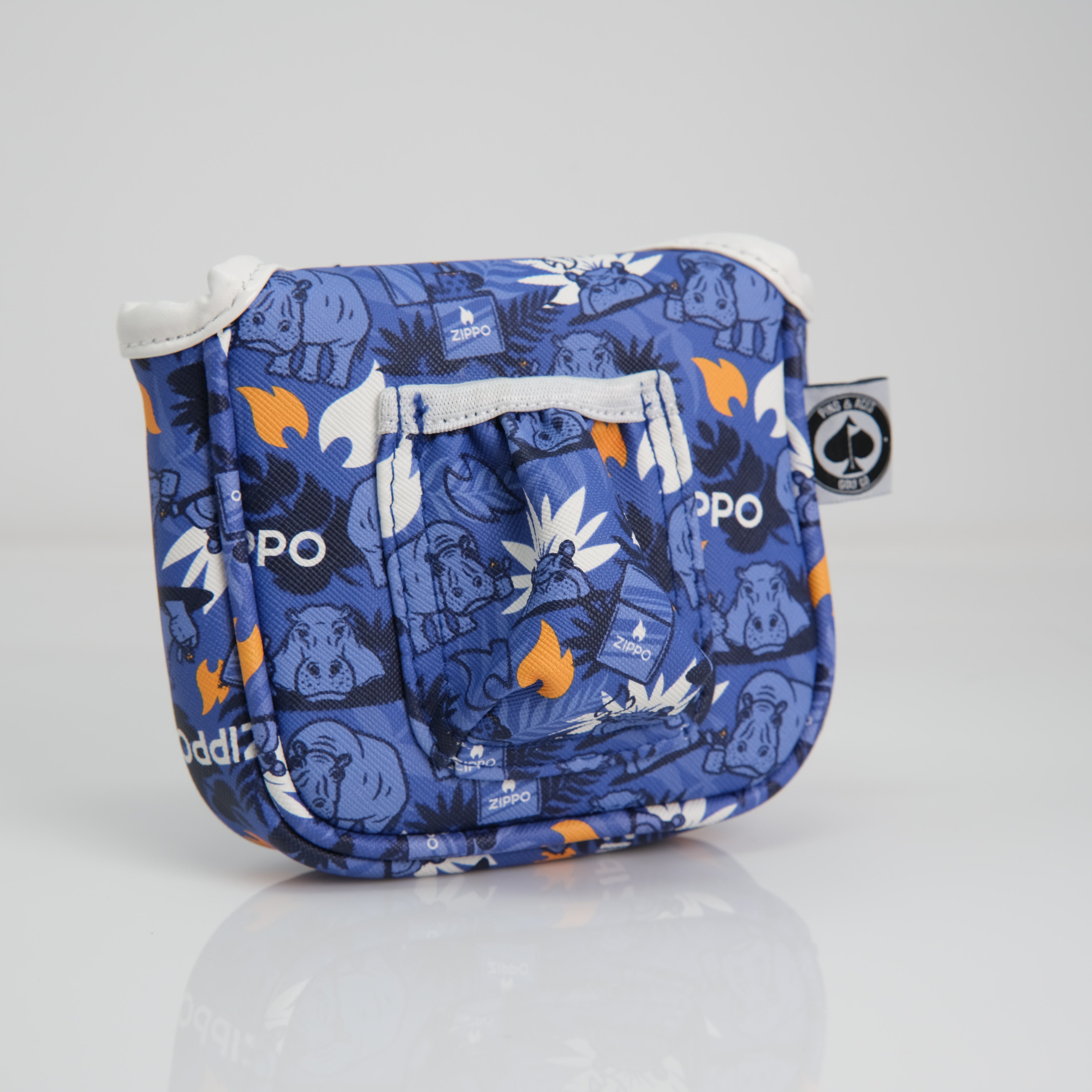 Alternative view of Pins & Aces Putter Cover - Mallet Cover