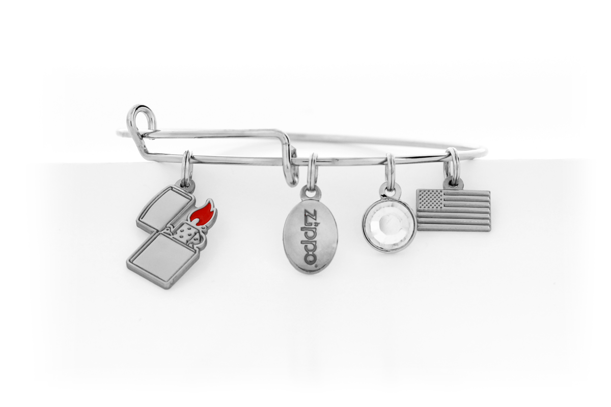 Alternative view of Zippo Lighter Charm Bracelet